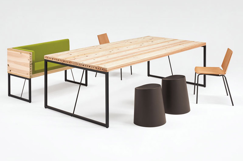 ウチダ 日本の木でできたワークテーブル - オフィス家具ドットコム｜働き方をデザインする、オフィス家具の通販ショップ