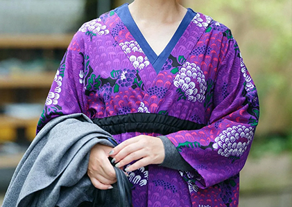 【SOU・SOU】京型友禅染ワンピース【みたて衣】コットン　洗える SOU・SOU】京型友禅染ワンピース【みたて衣】コットン 洗える
