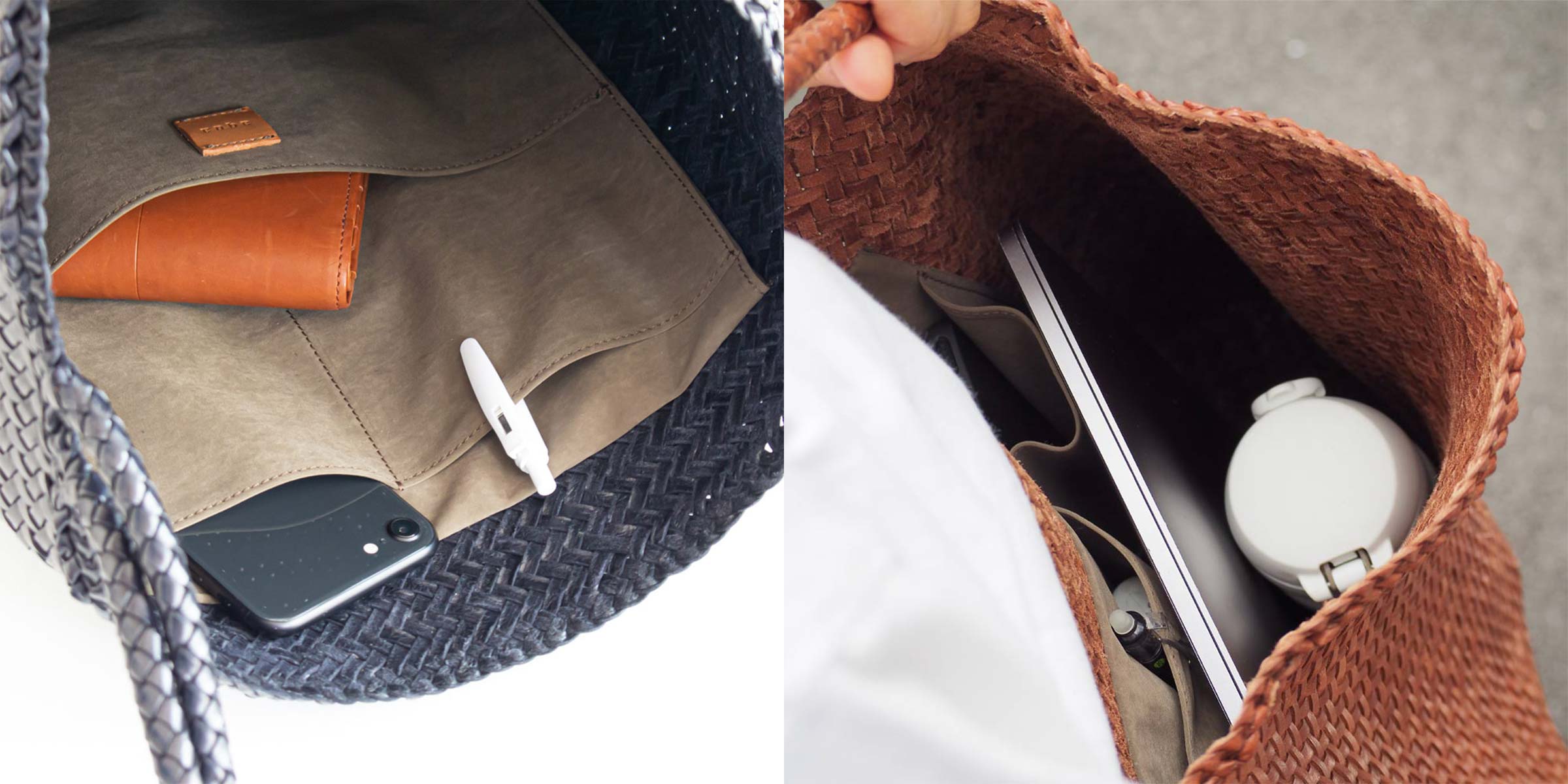 aqua メッシュトート - 革財布の山藤（やまとう）| 老舗の職人が作る