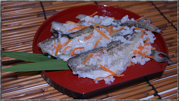 ハタハタの飯寿司イメージ写真