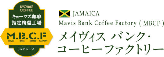 キョーワズ珈琲 指定農園 JAMAICA Mavis Bank Coffee Factory (MBCF) メイヴィス バンク・コーヒーファクトリー