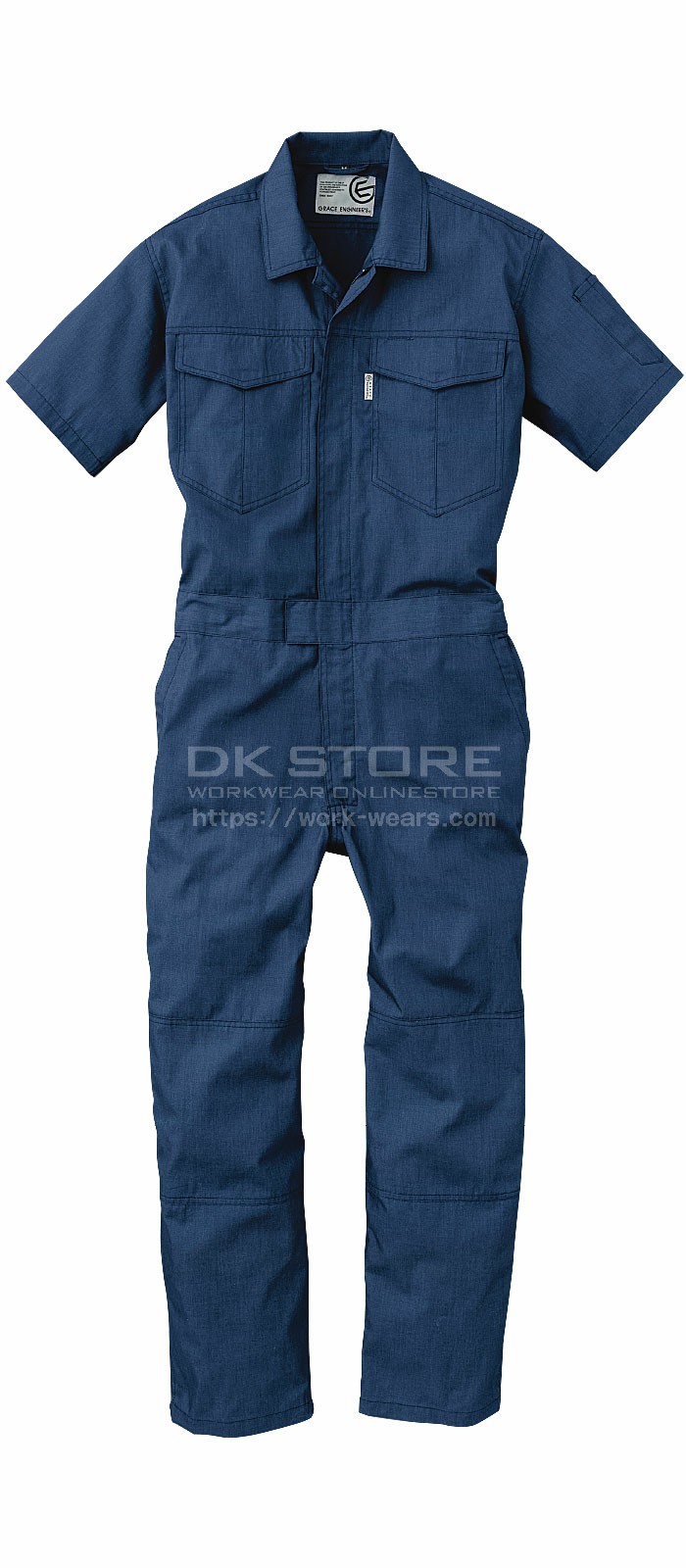 GE-145半袖つなぎ【春夏用】 - SKプロダクト（グレースエンジニアーズ） - 作業服の激安通販ならDKストア