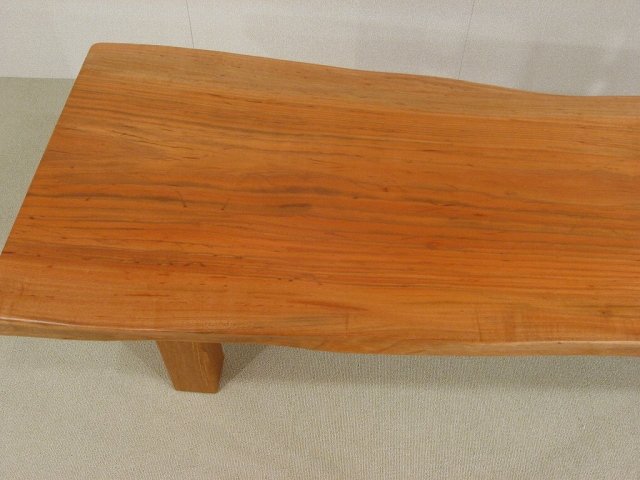 桜 一枚板 ベンチ - 一枚板 無垢 テーブル 子供椅子 通販 工房卓