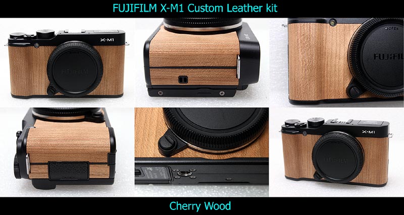 FUJIFILM X-M1/ X-M2 / X-A1/ X-A2 用貼り革キット - Aki-Asahi Custom 