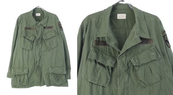 米軍ジャングルファティーグ シャツジャケット