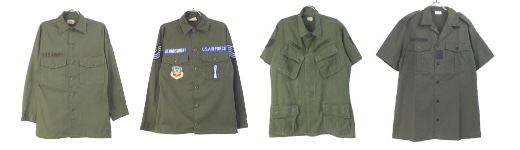 米軍ユーティリティ、ジャングルファティーグ半袖、フランス軍チャドシャツ39-40ミリタリーシャツ